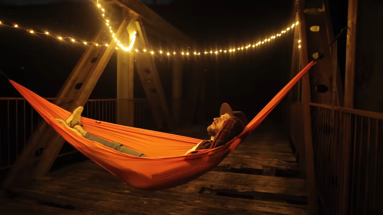 overnight in a hammock