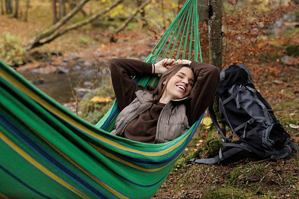 Hammocks reduce outdoor anxiety
