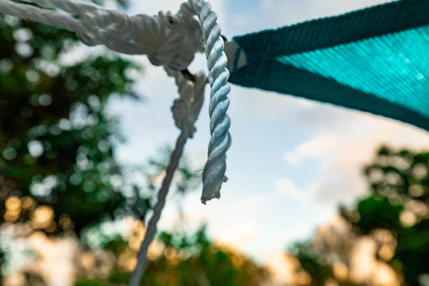 messy tangled hammock fabric and ropes frustration outdoor storage struggle